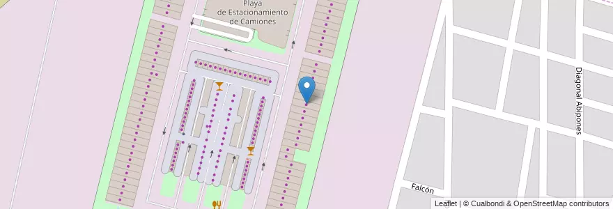 Mapa de ubicacion de Deposito N°48 MUGAVERO Puesto 44 en 阿根廷, Santa Fe, Departamento La Capital, Santa Fe Capital.