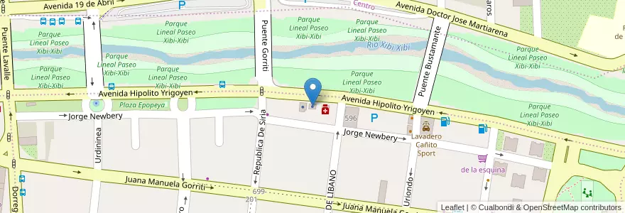 Mapa de ubicacion de Derechos Humanos en Arjantin, Jujuy, Departamento Doctor Manuel Belgrano, Municipio De San Salvador De Jujuy.