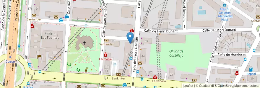 Mapa de ubicacion de DeRose Method Madrid en إسبانيا, منطقة مدريد, منطقة مدريد, Área Metropolitana De Madrid Y Corredor Del Henares, مدريد.
