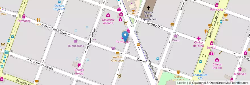 Mapa de ubicacion de DeRose Method - Sede Córdoba en Argentine, Córdoba, Departamento Capital, Pedanía Capital, Córdoba, Municipio De Córdoba.