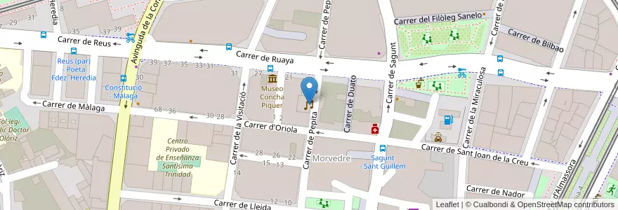 Mapa de ubicacion de Deseo 54 en スペイン, バレンシア州, València / Valencia, Comarca De València, València.
