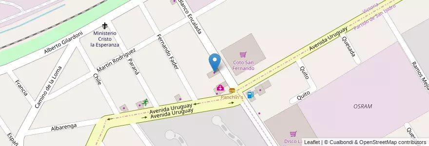 Mapa de ubicacion de Desillas en Arjantin, Buenos Aires, Partido De San Fernando.