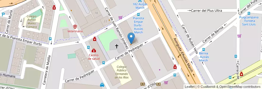 Mapa de ubicacion de Despertar en スペイン, バレンシア州, València / Valencia, Comarca De València, València.
