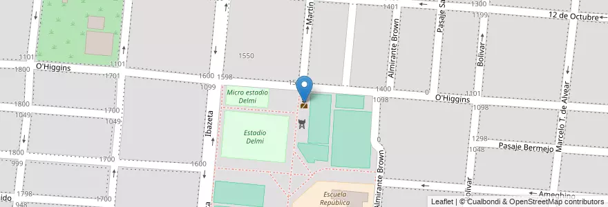 Mapa de ubicacion de Destacamento policial Demi en الأرجنتين, Salta, Capital, Municipio De Salta, Salta.