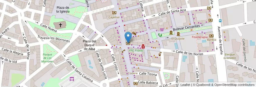 Mapa de ubicacion de Deutsche Bank en スペイン, マドリード州, Comunidad De Madrid, Área Metropolitana De Madrid Y Corredor Del Henares, Majadahonda.