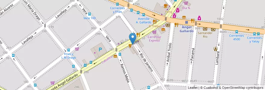 Mapa de ubicacion de DG Dental, Caballito en Argentinien, Ciudad Autónoma De Buenos Aires, Buenos Aires, Comuna 6.