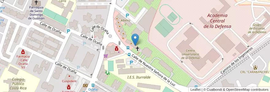 Mapa de ubicacion de Di Adrianna Pizza&Pasta en スペイン, マドリード州, Comunidad De Madrid, Área Metropolitana De Madrid Y Corredor Del Henares, Madrid.