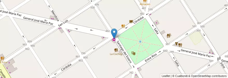 Mapa de ubicacion de Di Cola en Arjantin, Buenos Aires, Partido De Tigre, General Pacheco.