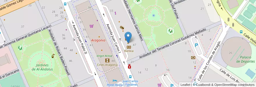 Mapa de ubicacion de Di luca cafe en Sepanyol, Aragón, Zaragoza, Zaragoza, Zaragoza.