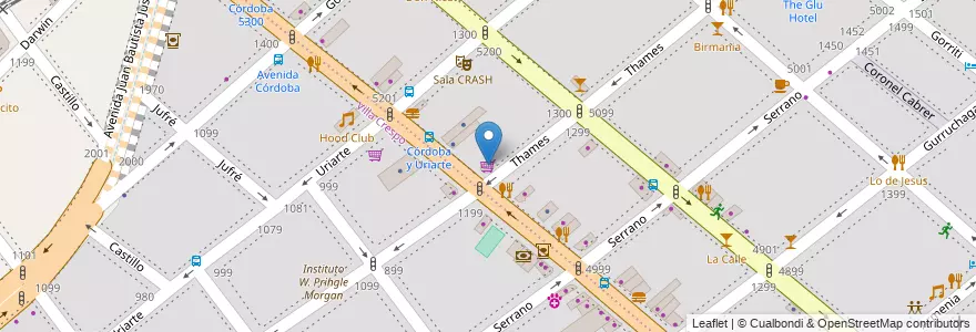 Mapa de ubicacion de Dia% Market, Palermo en アルゼンチン, Ciudad Autónoma De Buenos Aires, ブエノスアイレス.