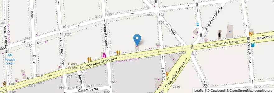 Mapa de ubicacion de Diagnostico Service WM, San Cristobal en الأرجنتين, Ciudad Autónoma De Buenos Aires, Comuna 3, Buenos Aires.