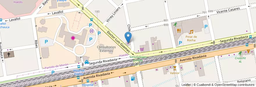 Mapa de ubicacion de Diego Polarizados y Autorradio en Argentinië, Buenos Aires, Partido De La Matanza, Ramos Mejía.