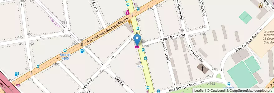 Mapa de ubicacion de Dietetica, Parque Avellaneda en آرژانتین, Ciudad Autónoma De Buenos Aires, Comuna 9, Buenos Aires.