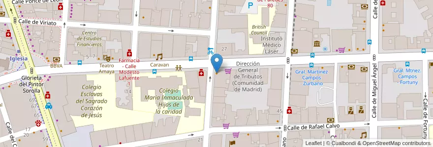 Mapa de ubicacion de Dileto en Испания, Мадрид, Мадрид, Área Metropolitana De Madrid Y Corredor Del Henares, Мадрид.