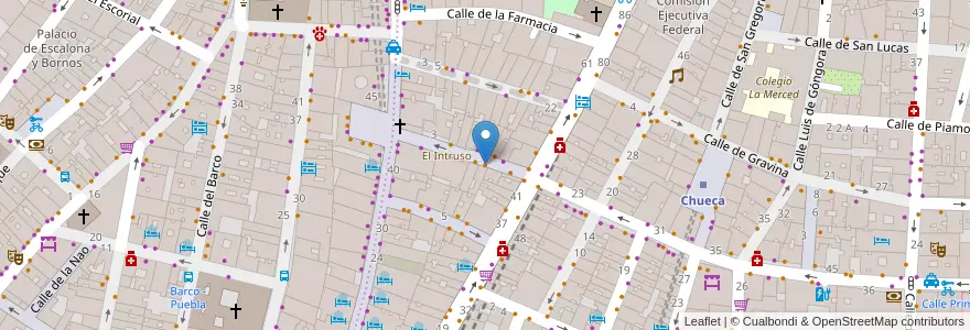 Mapa de ubicacion de Dionisos en إسبانيا, منطقة مدريد, منطقة مدريد, Área Metropolitana De Madrid Y Corredor Del Henares, مدريد.