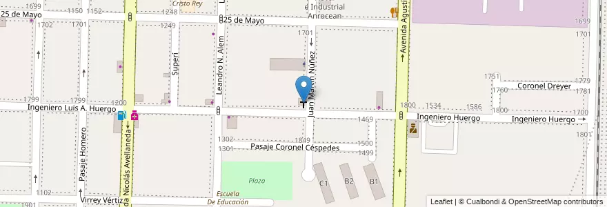 Mapa de ubicacion de Dios es Fiel en Argentinië, Buenos Aires, Partido De Avellaneda, Dock Sud.