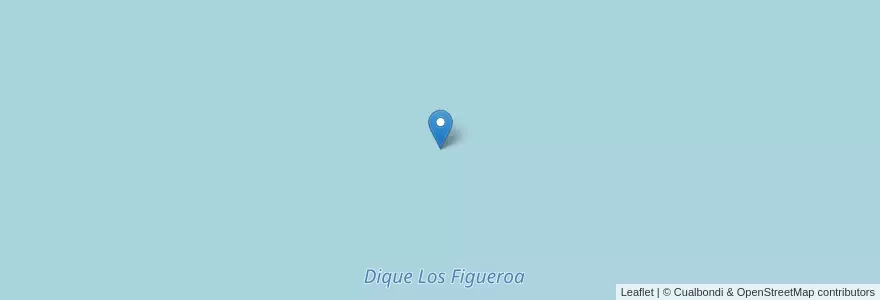 Mapa de ubicacion de Dique Los Figueroa en Argentina, Santiago Del Estero, Departamento Figueroa.