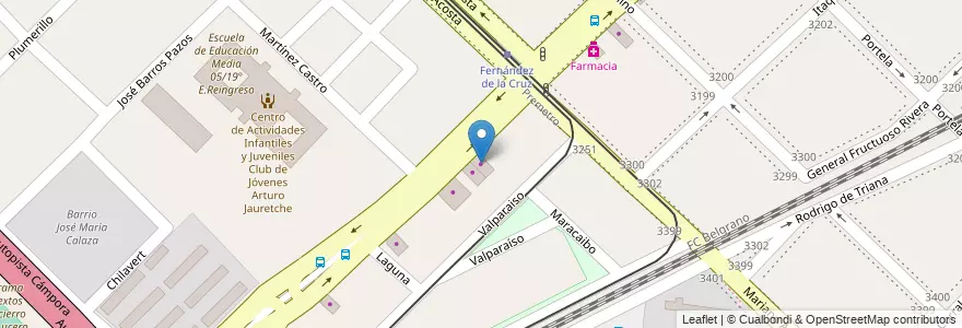 Mapa de ubicacion de Direcciones Yiyi, Villa Soldati en Argentinien, Ciudad Autónoma De Buenos Aires, Buenos Aires, Comuna 8.
