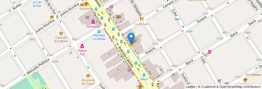 Mapa de ubicacion de Disco Six, Nuñez en アルゼンチン, Ciudad Autónoma De Buenos Aires, ブエノスアイレス, Comuna 13.