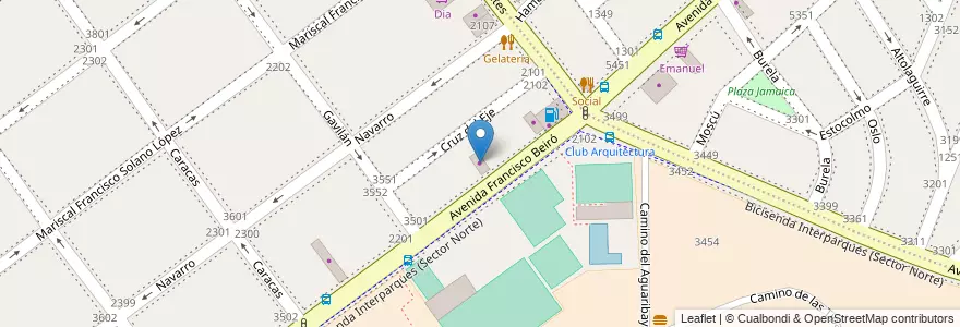 Mapa de ubicacion de Dissano, Agronomia en الأرجنتين, Ciudad Autónoma De Buenos Aires, Buenos Aires, Comuna 15.