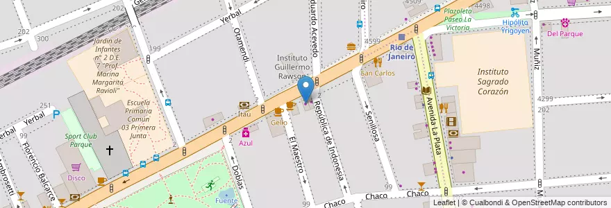 Mapa de ubicacion de Distal Libros, Caballito en Arjantin, Ciudad Autónoma De Buenos Aires, Buenos Aires, Comuna 6.