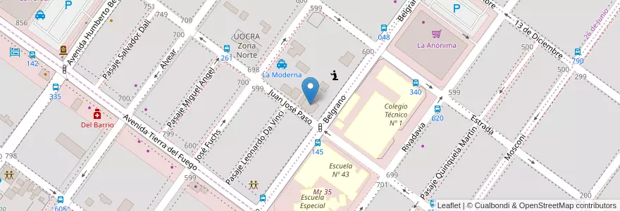 Mapa de ubicacion de Distrigas en アルゼンチン, サンタクルス州, チリ, Mercado De La Ciudad, Deseado, Caleta Olivia.