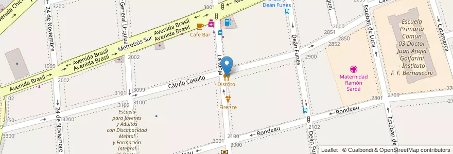 Mapa de ubicacion de Distrito, Parque Patricios en アルゼンチン, Ciudad Autónoma De Buenos Aires, Comuna 4, ブエノスアイレス.