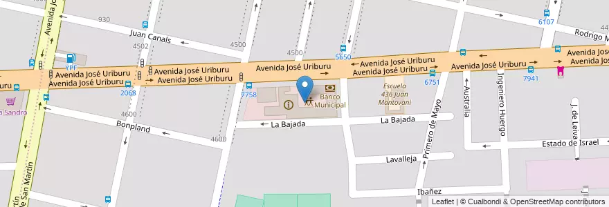 Mapa de ubicacion de Distrito Sur Rosa Ziperovich en 아르헨티나, Santa Fe, Departamento Rosario, Municipio De Rosario, 로사리오.