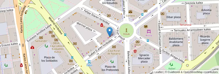 Mapa de ubicacion de Divinum en 西班牙, 巴斯克, Gipuzkoa, Donostialdea, Donostia/San Sebastián.