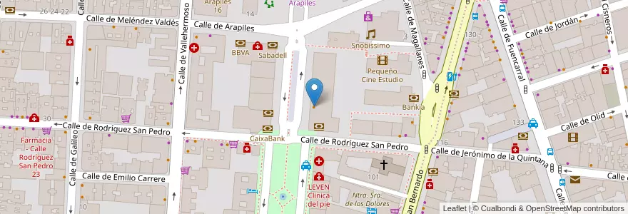 Mapa de ubicacion de Dixie en Испания, Мадрид, Мадрид, Área Metropolitana De Madrid Y Corredor Del Henares, Мадрид.