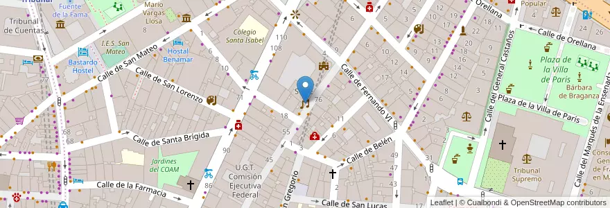 Mapa de ubicacion de DLRO live en 스페인, Comunidad De Madrid, Comunidad De Madrid, Área Metropolitana De Madrid Y Corredor Del Henares, 마드리드.