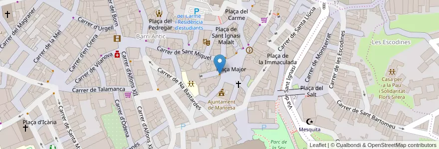 Mapa de ubicacion de Do ut des en Espagne, Catalogne, Barcelone, Bages, Manresa.