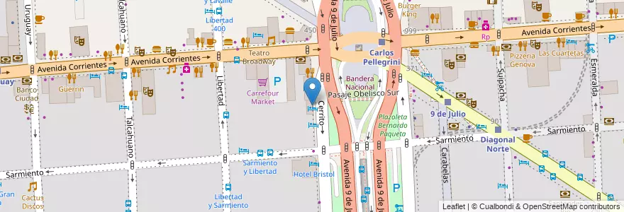 Mapa de ubicacion de Doctor Ahorra, San Nicolas en 阿根廷, Ciudad Autónoma De Buenos Aires, Comuna 1, 布宜诺斯艾利斯.