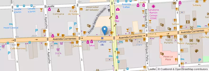 Mapa de ubicacion de Doctor Ahorro, Balvanera en 阿根廷, Ciudad Autónoma De Buenos Aires, Comuna 3, 布宜诺斯艾利斯.