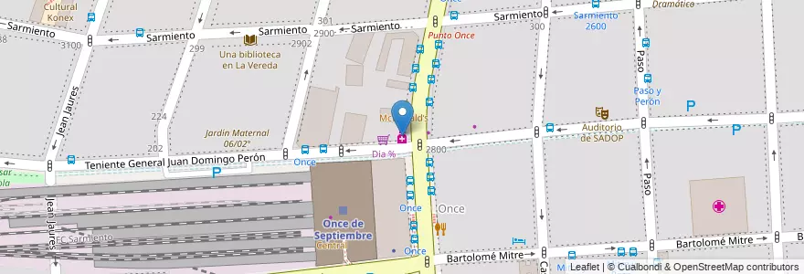Mapa de ubicacion de Doctor Ahorro, Balvanera en Argentinien, Ciudad Autónoma De Buenos Aires, Comuna 3, Buenos Aires.