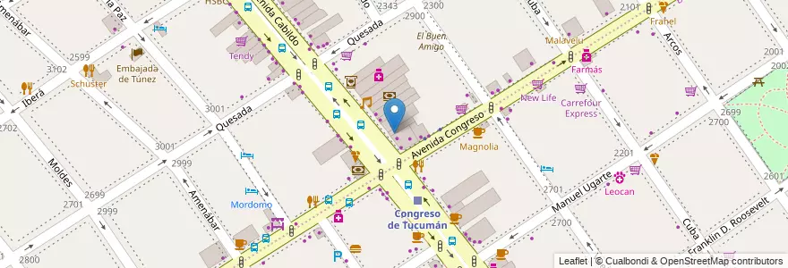 Mapa de ubicacion de Doctor Ahorro, Nuñez en Argentine, Ciudad Autónoma De Buenos Aires, Buenos Aires, Comuna 13.