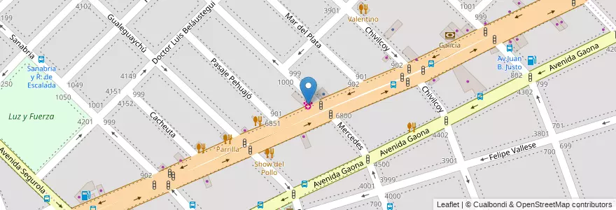 Mapa de ubicacion de Doctor Enrique Paier, Floresta en الأرجنتين, Ciudad Autónoma De Buenos Aires, Buenos Aires, Comuna 10.