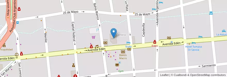 Mapa de ubicacion de Doctor Mateo José Molina en Arjantin, Córdoba, Departamento Punilla, Pedanía San Antonio, Municipio De La Falda.