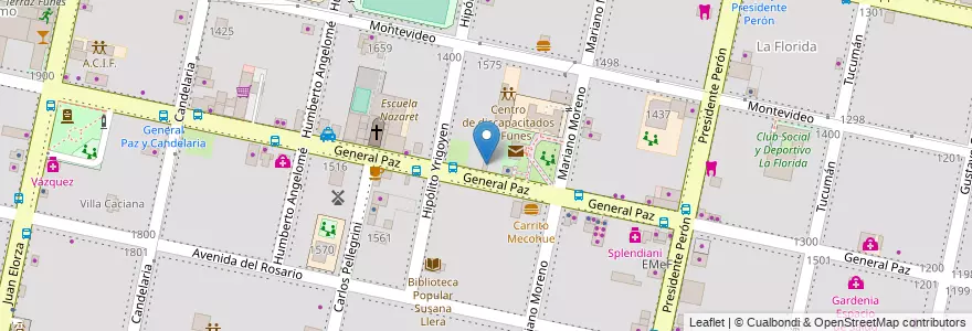 Mapa de ubicacion de Doctor Phone en Argentine, Santa Fe, Departamento Rosario, Municipio De Funes, Funes.