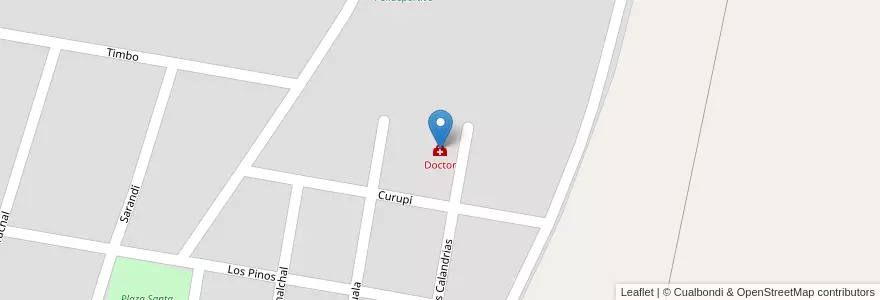 Mapa de ubicacion de Doctor en الأرجنتين, إنتري ريوس, Departamento Colón, Distrito Sexto.