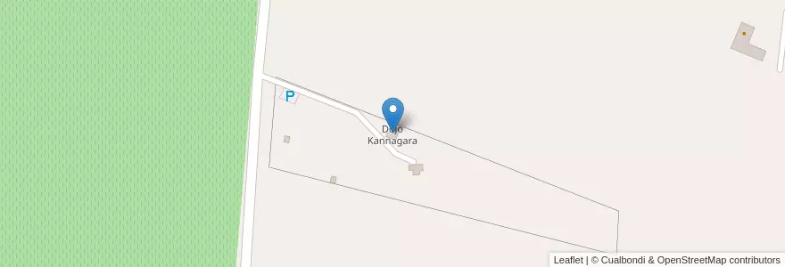 Mapa de ubicacion de Dojo Kannagara en Arjantin, Şili, Mendoza, Departamento Tunuyán, Distrito Vista Flores.