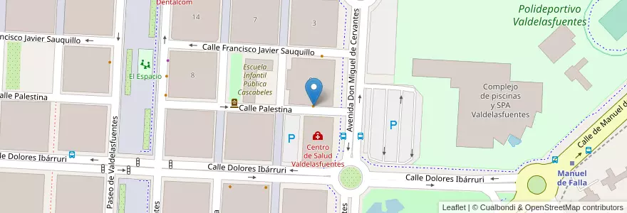 Mapa de ubicacion de Dolce di latte (Obrador) en Spanien, Autonome Gemeinschaft Madrid, Autonome Gemeinschaft Madrid, Área Metropolitana De Madrid Y Corredor Del Henares, Alcobendas.