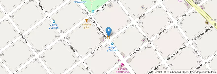 Mapa de ubicacion de Dolce Herencia, Villa Pueyrredon en Arjantin, Ciudad Autónoma De Buenos Aires, Comuna 12, Buenos Aires.