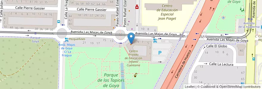 Mapa de ubicacion de Dolce Pizza en Spain, Aragon, Zaragoza, Zaragoza, Zaragoza.