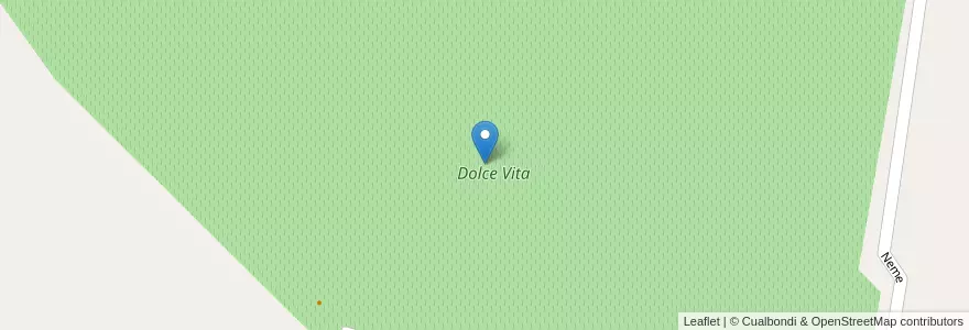 Mapa de ubicacion de Dolce Vita en Argentinië, Chili, Mendoza, Departamento Tunuyán, Distrito Colonia Las Rosas.