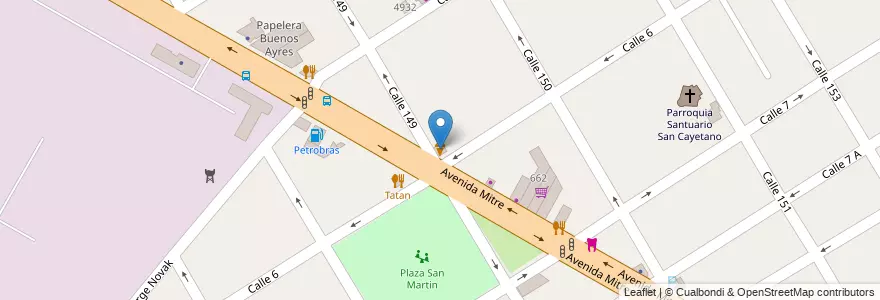 Mapa de ubicacion de Dolcissimo en الأرجنتين, بوينس آيرس, Partido De Berazategui, Berazategui.