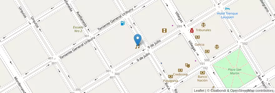 Mapa de ubicacion de Dom Disco en Arjantin, Buenos Aires, Partido De Trenque Lauquen, Cuartel Chacras De Trenque Lauquen, Trenque Lauquen.