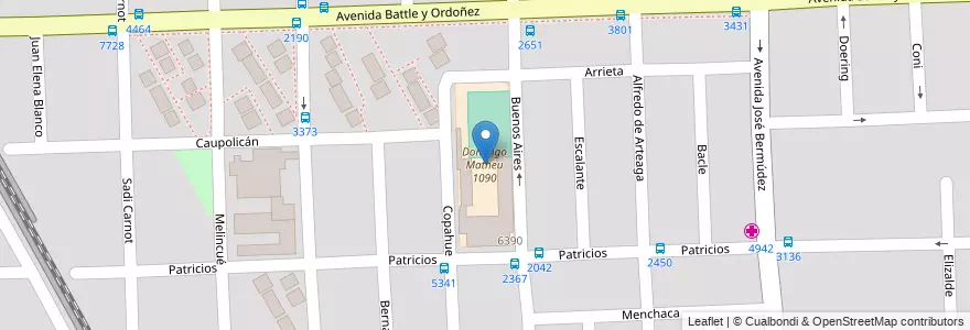 Mapa de ubicacion de Domingo Matheu 1090 en Argentina, Santa Fe, Departamento Rosario, Municipio De Rosario, Rosario.