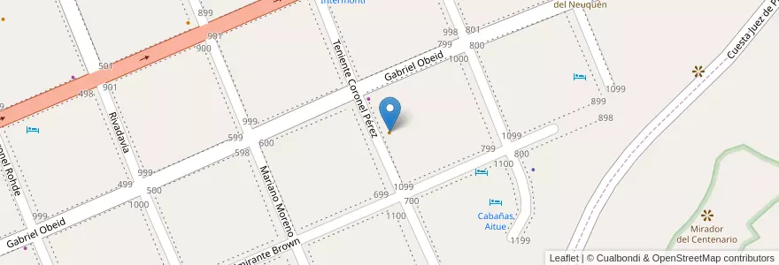 Mapa de ubicacion de Domingo en Arjantin, Şili, Neuquén, Departamento Lácar.