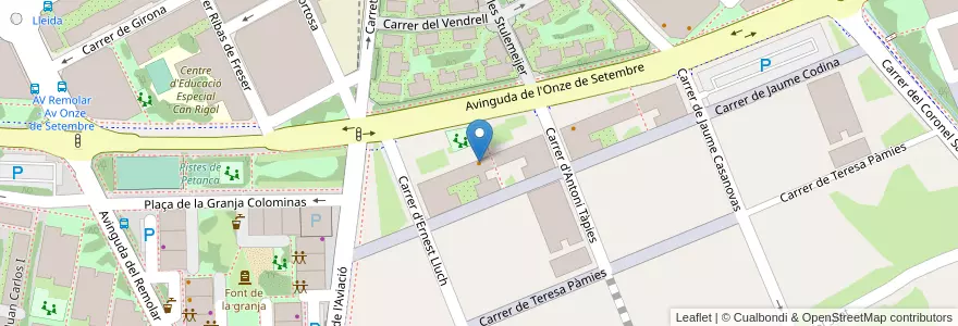 Mapa de ubicacion de Domino's Pizza en Espagne, Catalogne, Barcelone, Bas-Llobrégat, El Prat De Llobregat.